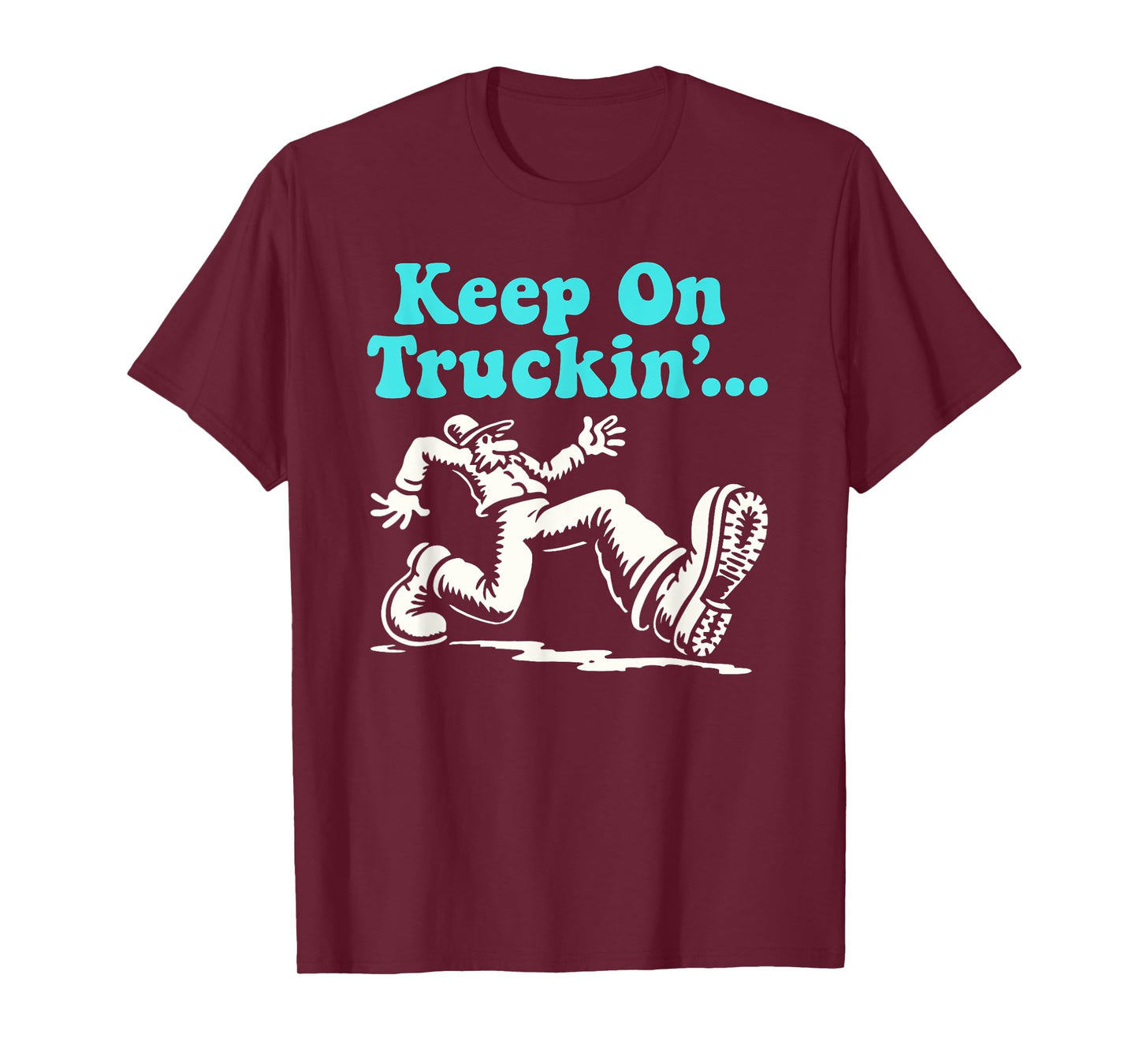 Funky Keep on Truckin' - Retro Vibes T-Shirt
