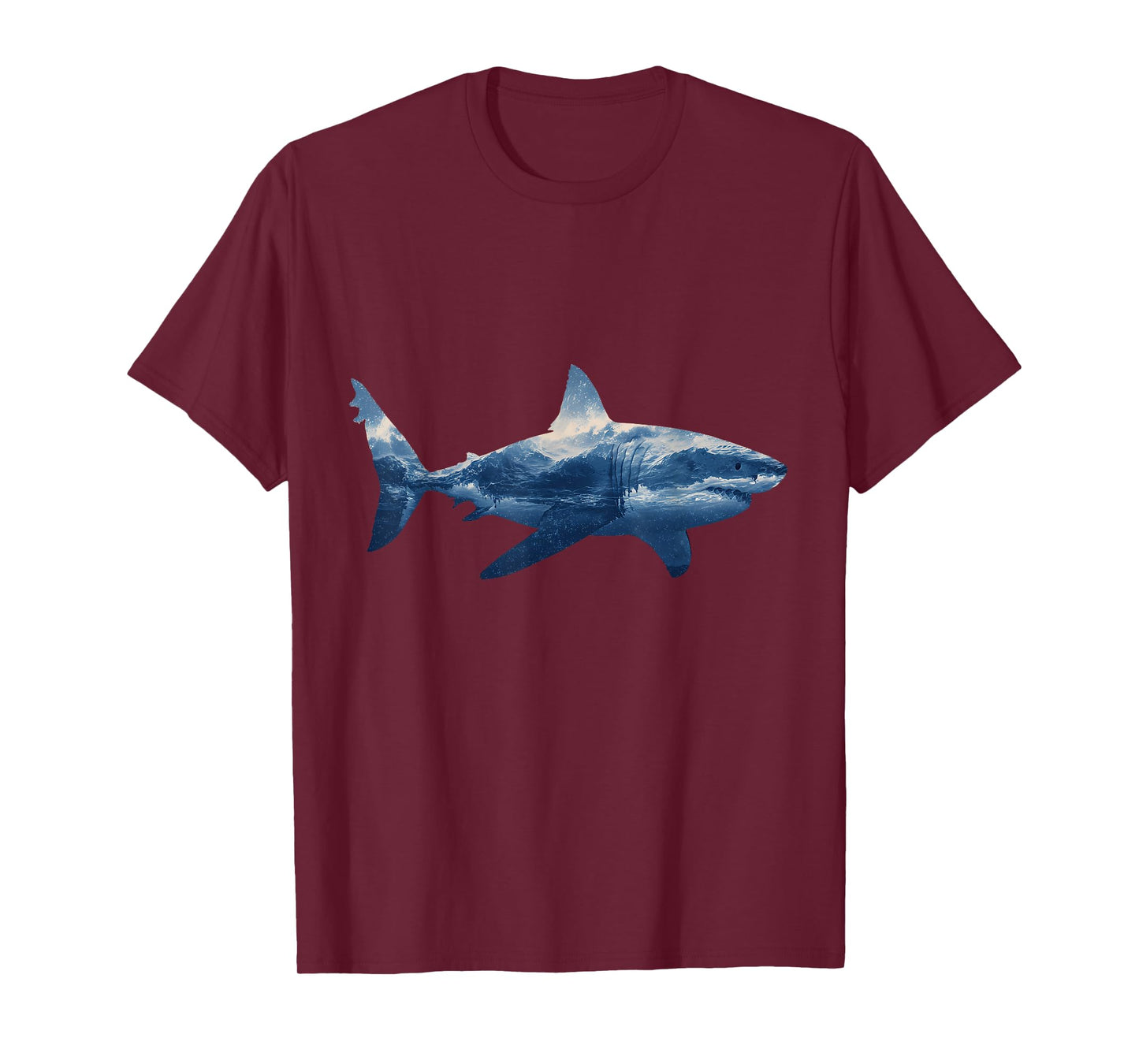 Shark Marine Biology Animal Artwork Sea Ocean Sharks Lover T-Shirt