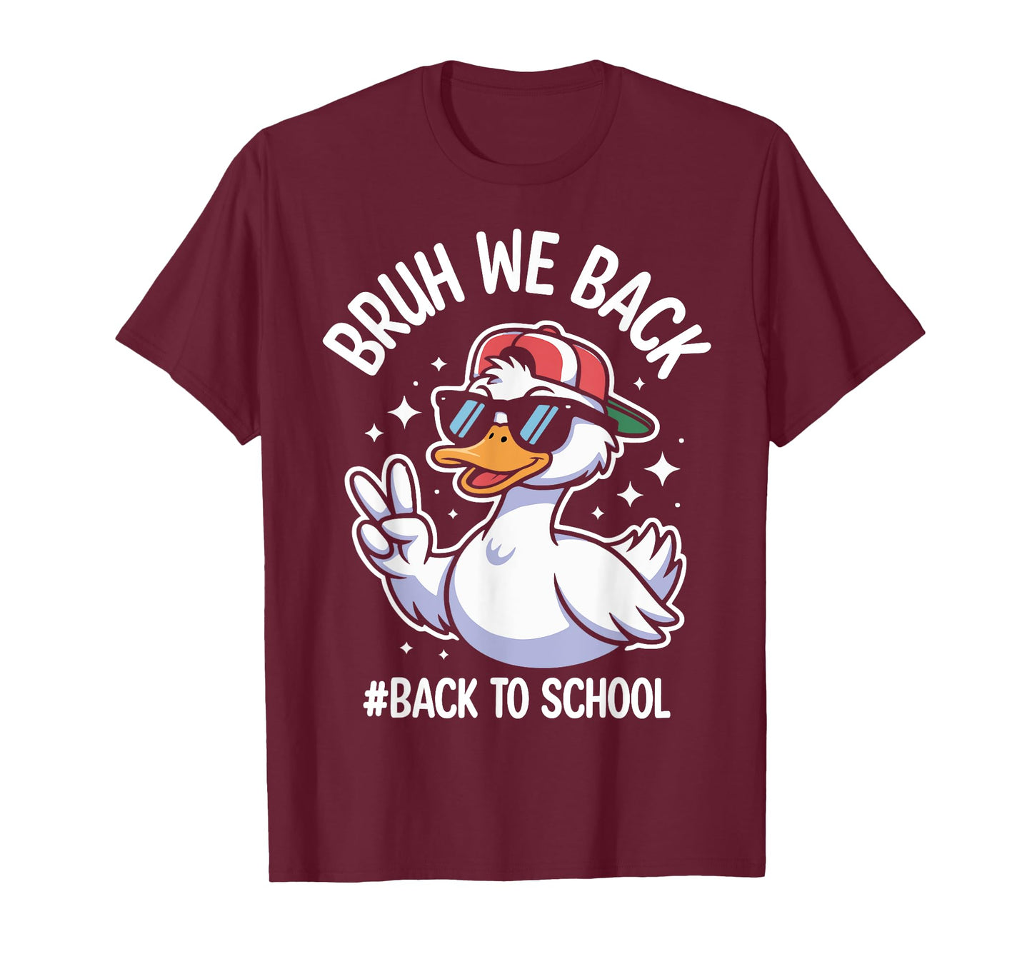 Retro Bruh We Back Teachers Kids Boys Girls Back To School T-Shirt