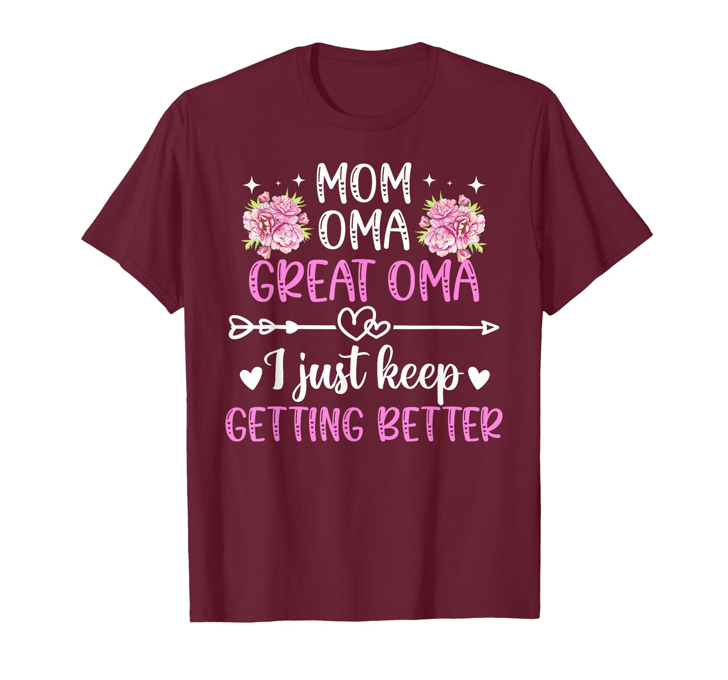 Mom Oma Great Oma Keep Getting Better Great Oma T-Shirt