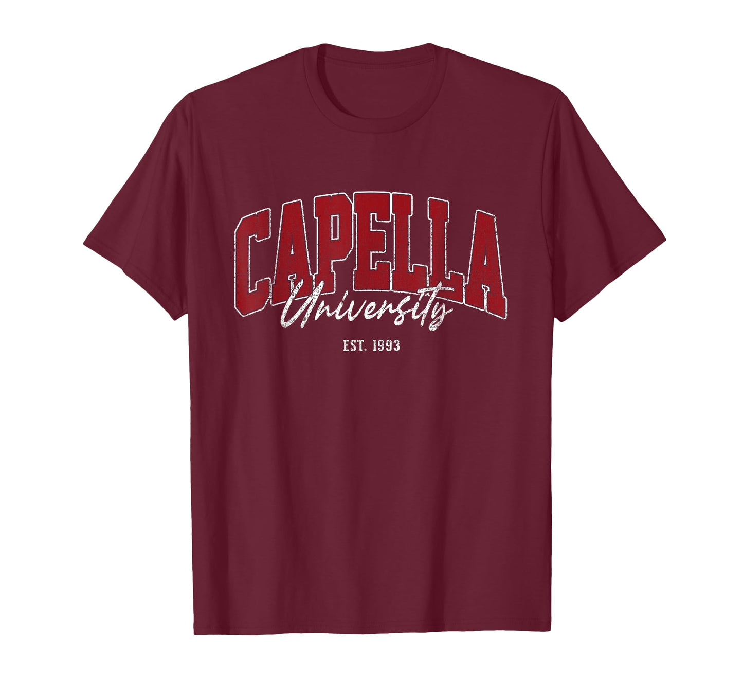 Capella Arch Athletic Vintage Sports Tee Men Women T-Shirt