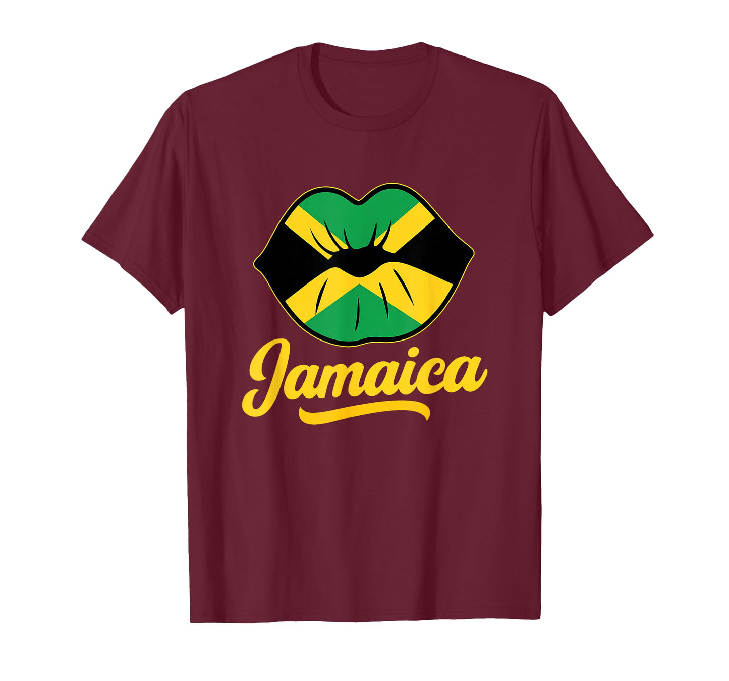 Jamaican Flag Lips Vacation Trip Matching Family Summer T-Shirt