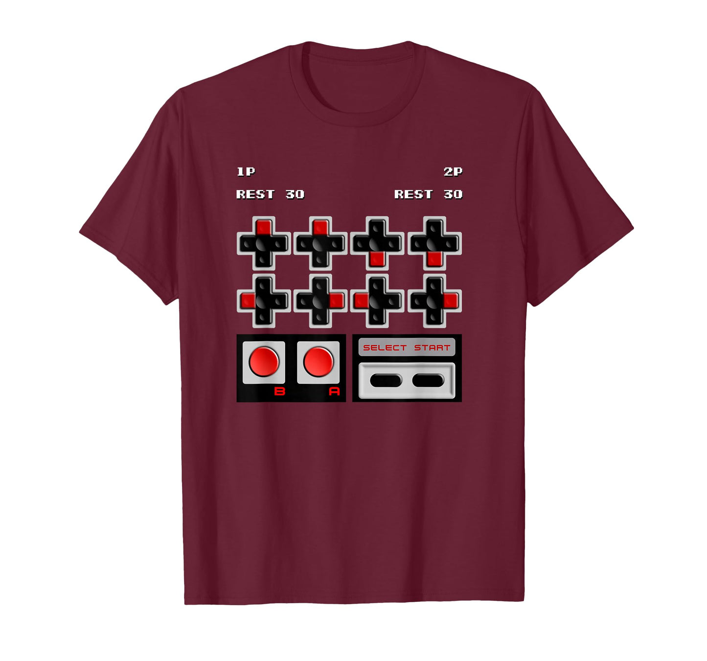 Retro 30 Lives Code Gamer Gear - Classic Cheat Code T-Shirt