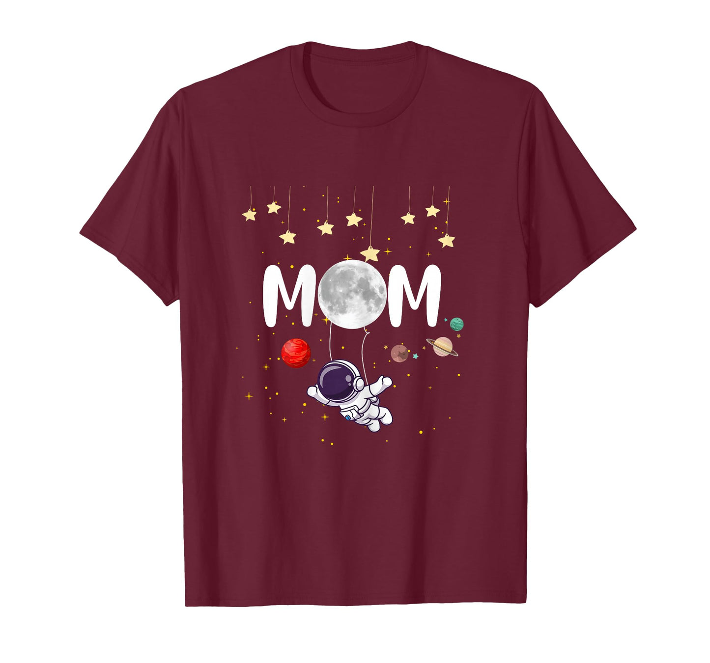 Cute Mom Space Astronaut Mama Lovely Mother's Day Woman T-Shirt