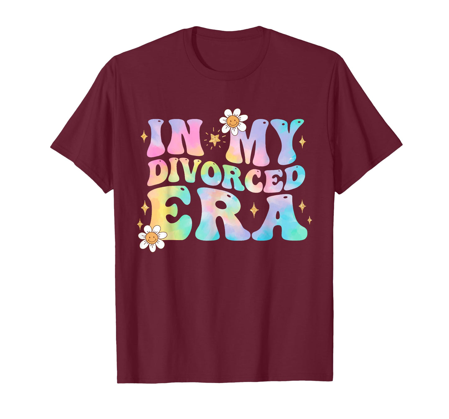 In My Divorced Era Tie Dye Breakup Divorce Party Divorcee T-Shirt