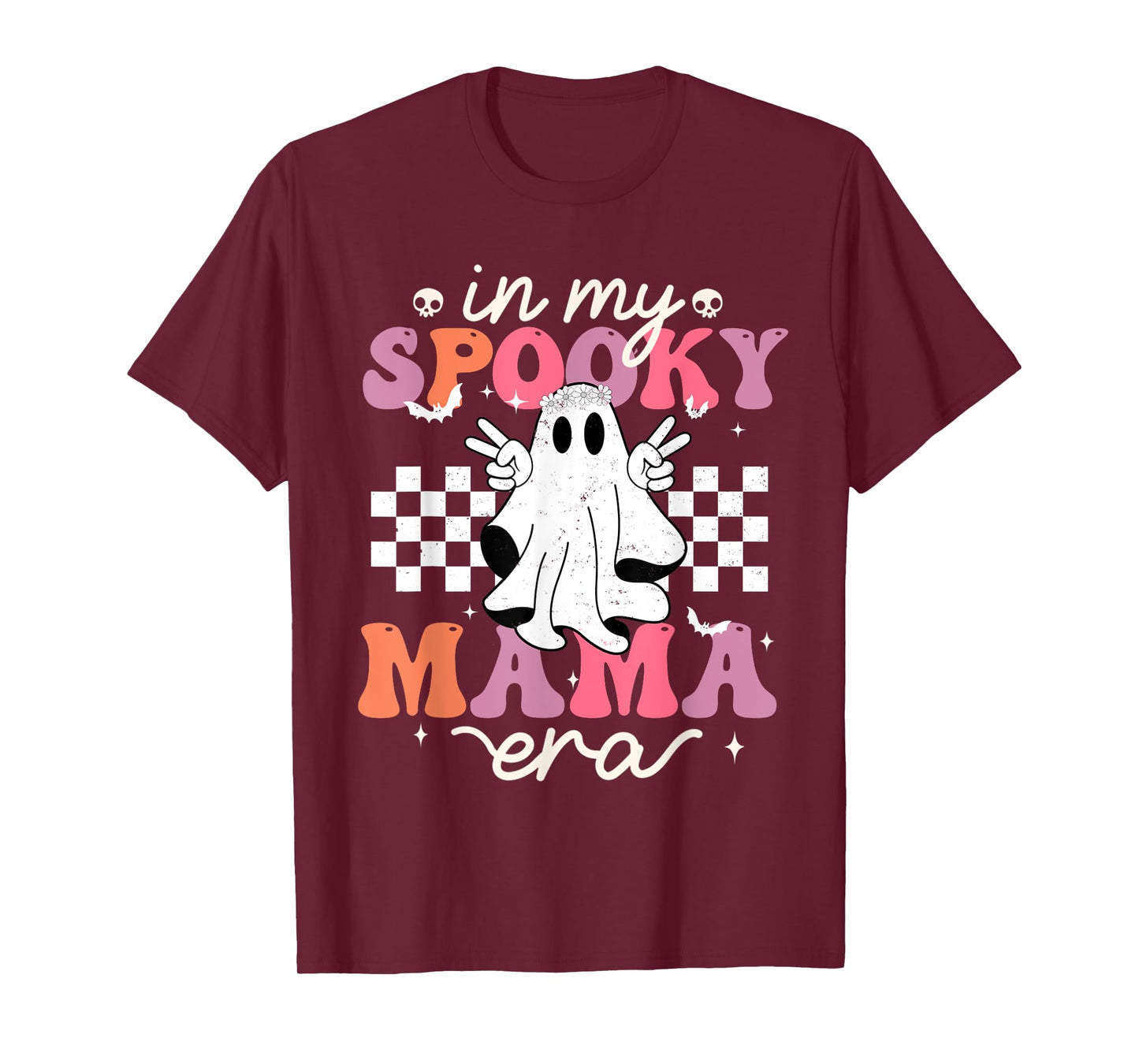 In My Spooky Mama Era Halloween Groovy Witchy Spooky T-Shirt