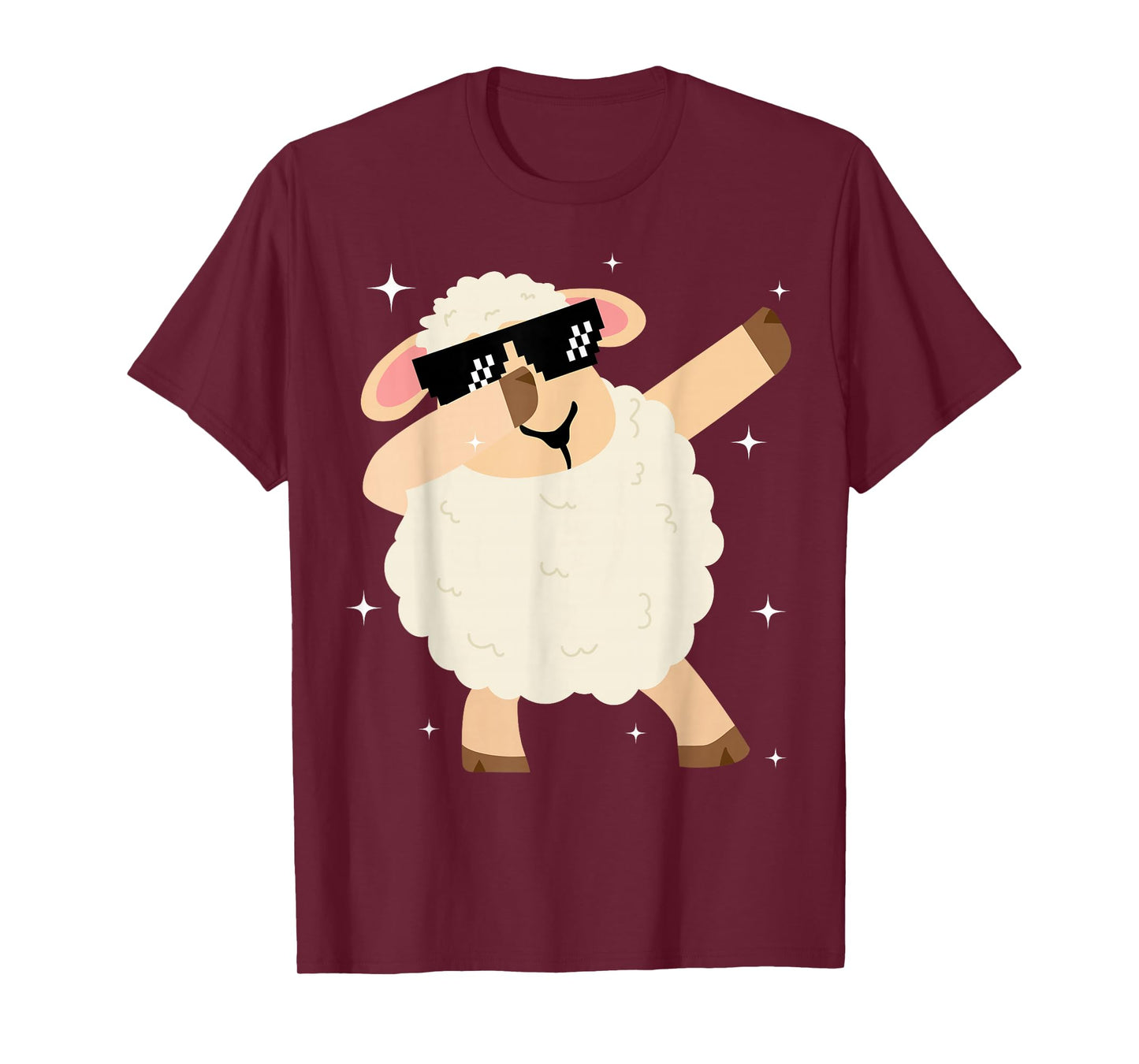 Men Women Kids Funny Sheep Dabbing Animals Wildlife Parties T-Shirt