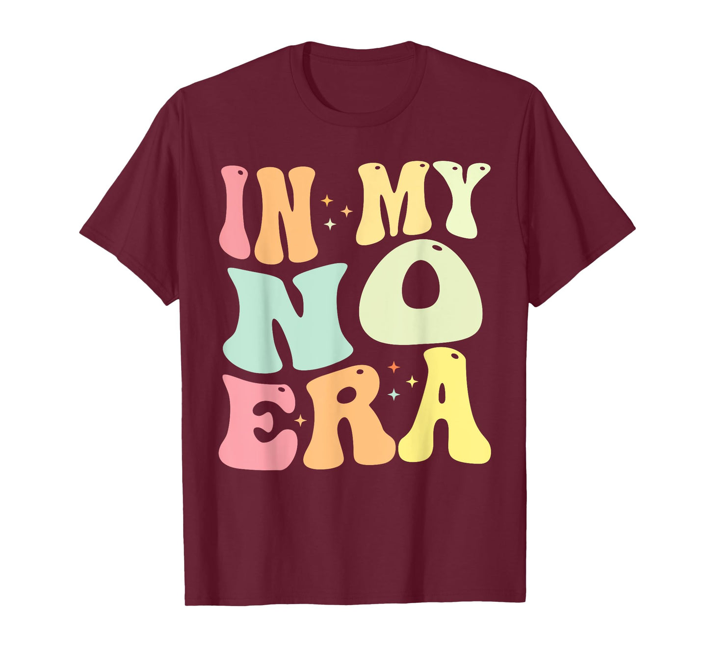 In My No Era Bad Kid Groovy Funny Toddler Kid Life T-Shirt
