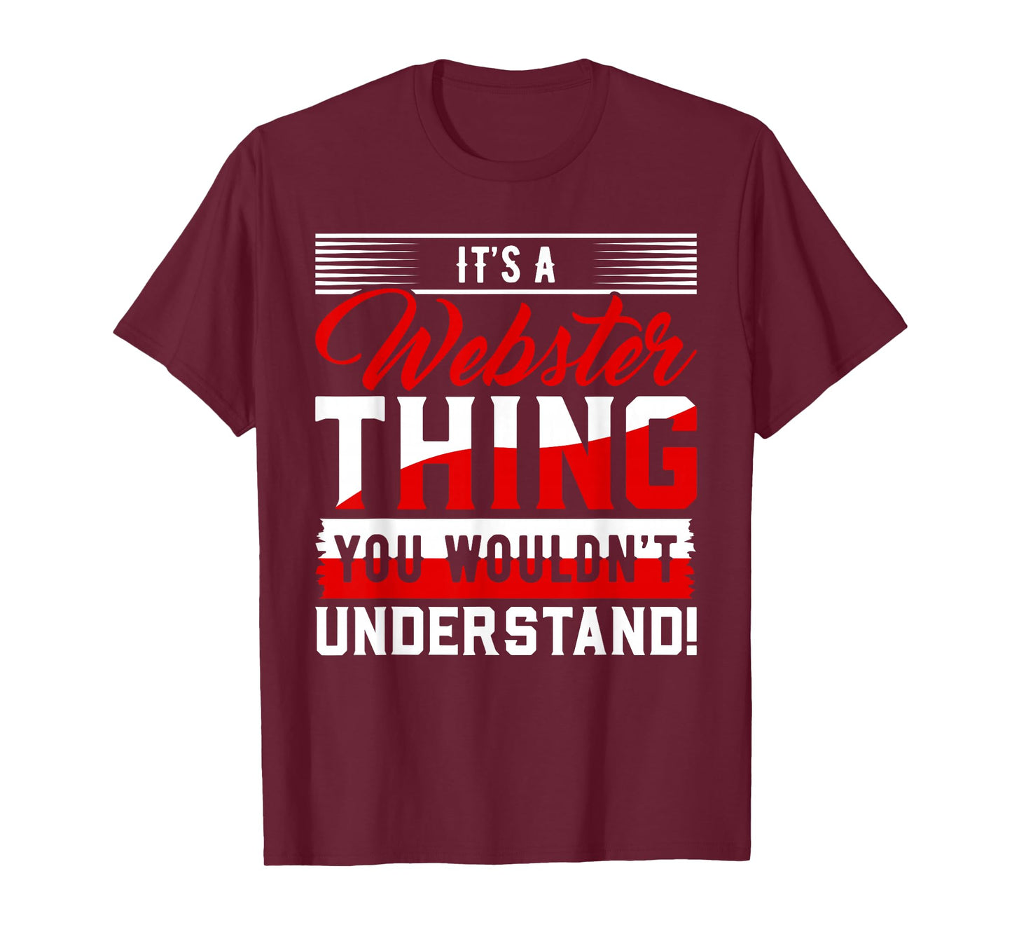 It's A WEBSTER Thing T-Shirt City Shirt WEBSTERS T-Shirt