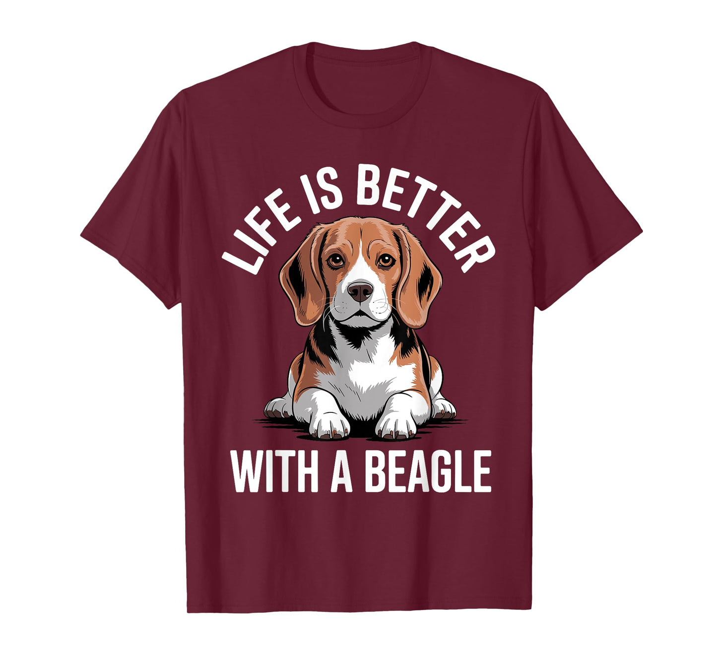 Funny Beagle Design For Men Women Hound Beagle Dog Lovers T-Shirt