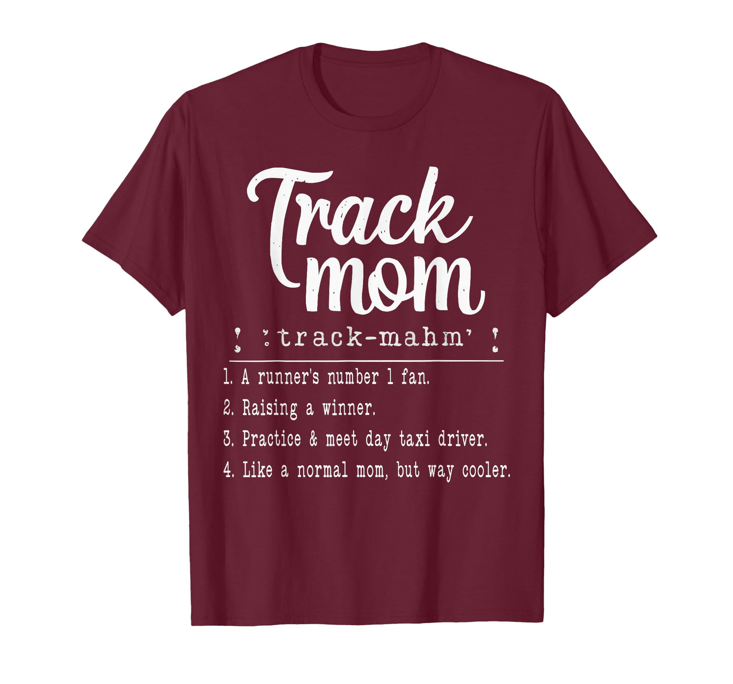 Track And Field Mom Athlete Runner Mothers Day T-Shirt