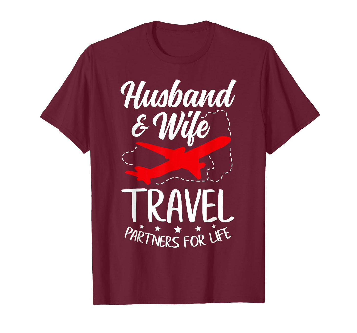 Couple Matching Husband And Wife Travel Partners For Life T-Shirt