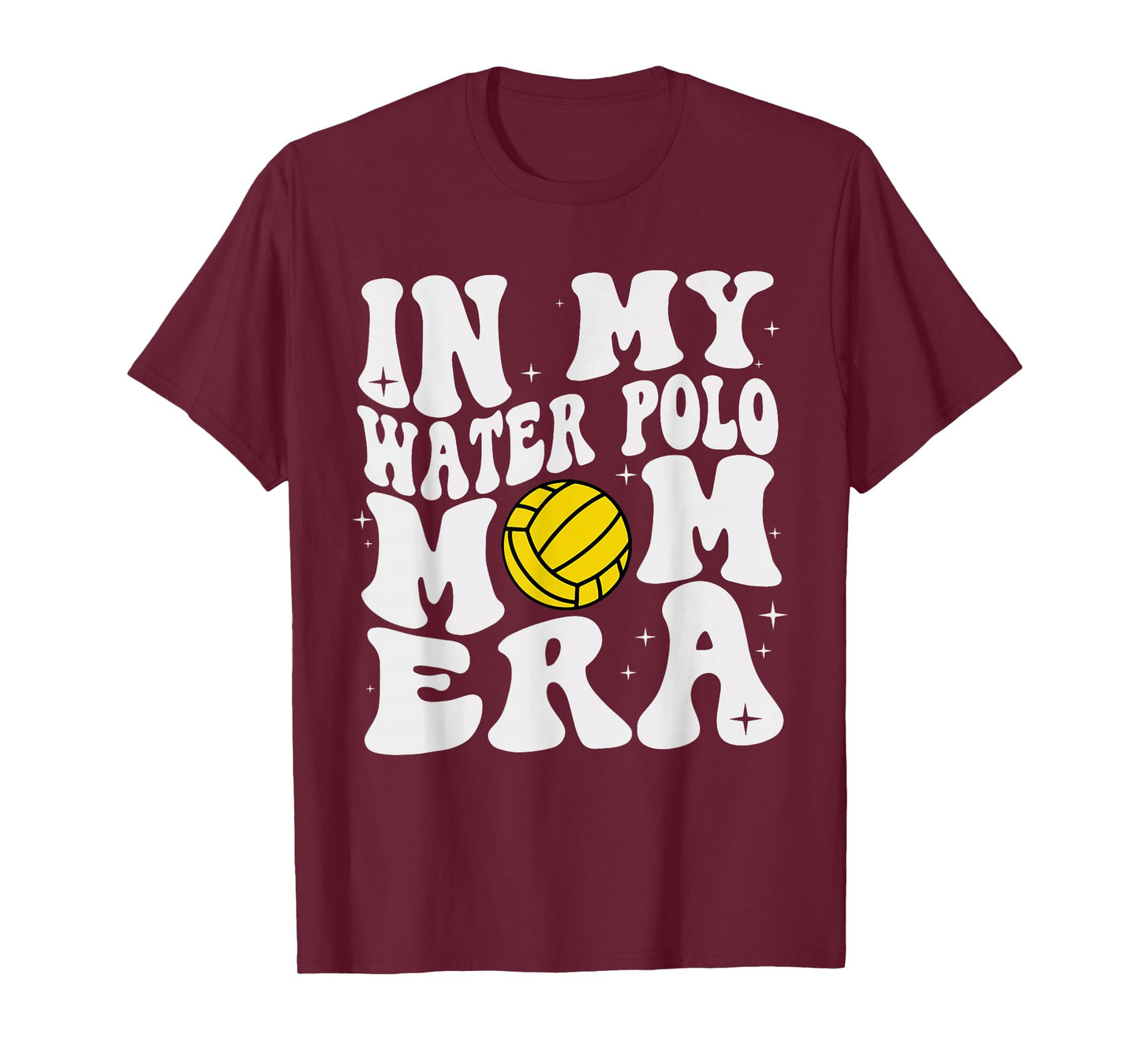 In My Water Polo Mom Era Retro Groovy Mom Life Mother's Day T-Shirt