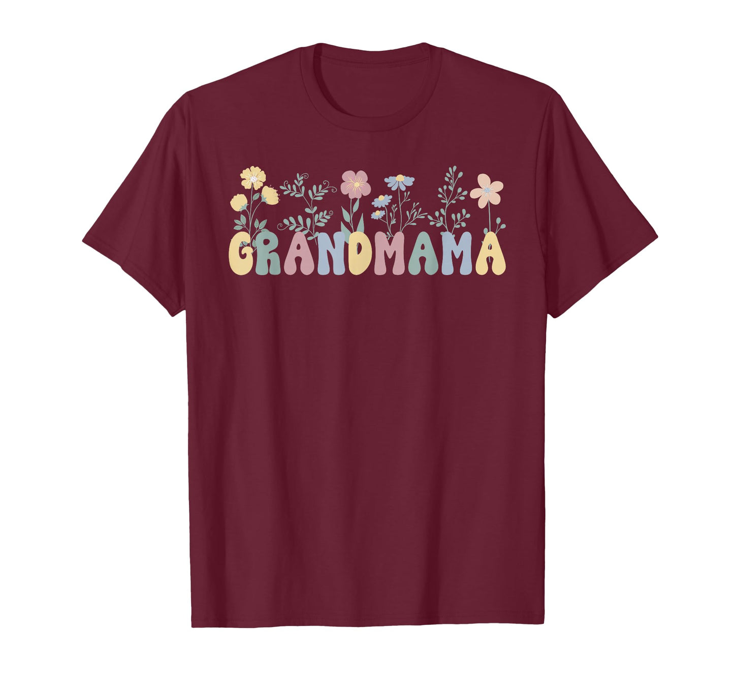 Grandmama Flowers Grandmama Grandmother Grandmama Grandma T-Shirt