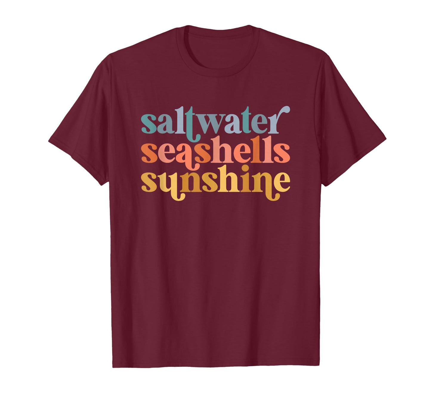 Saltwater Seashells Sunshine Beach Lovers T-Shirt