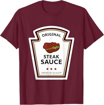 Original Steak Sauce Condiment Group Costume T-Shirt