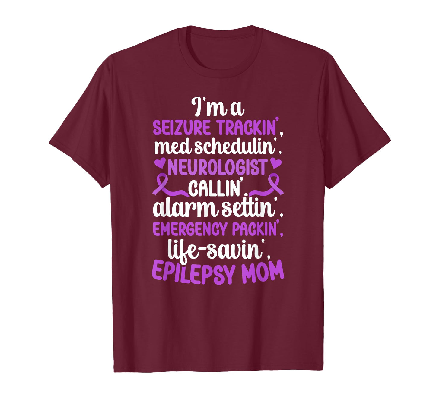 Epilepsy Mom Definition Mom Of An Epilepsy Warrior Mother T-Shirt