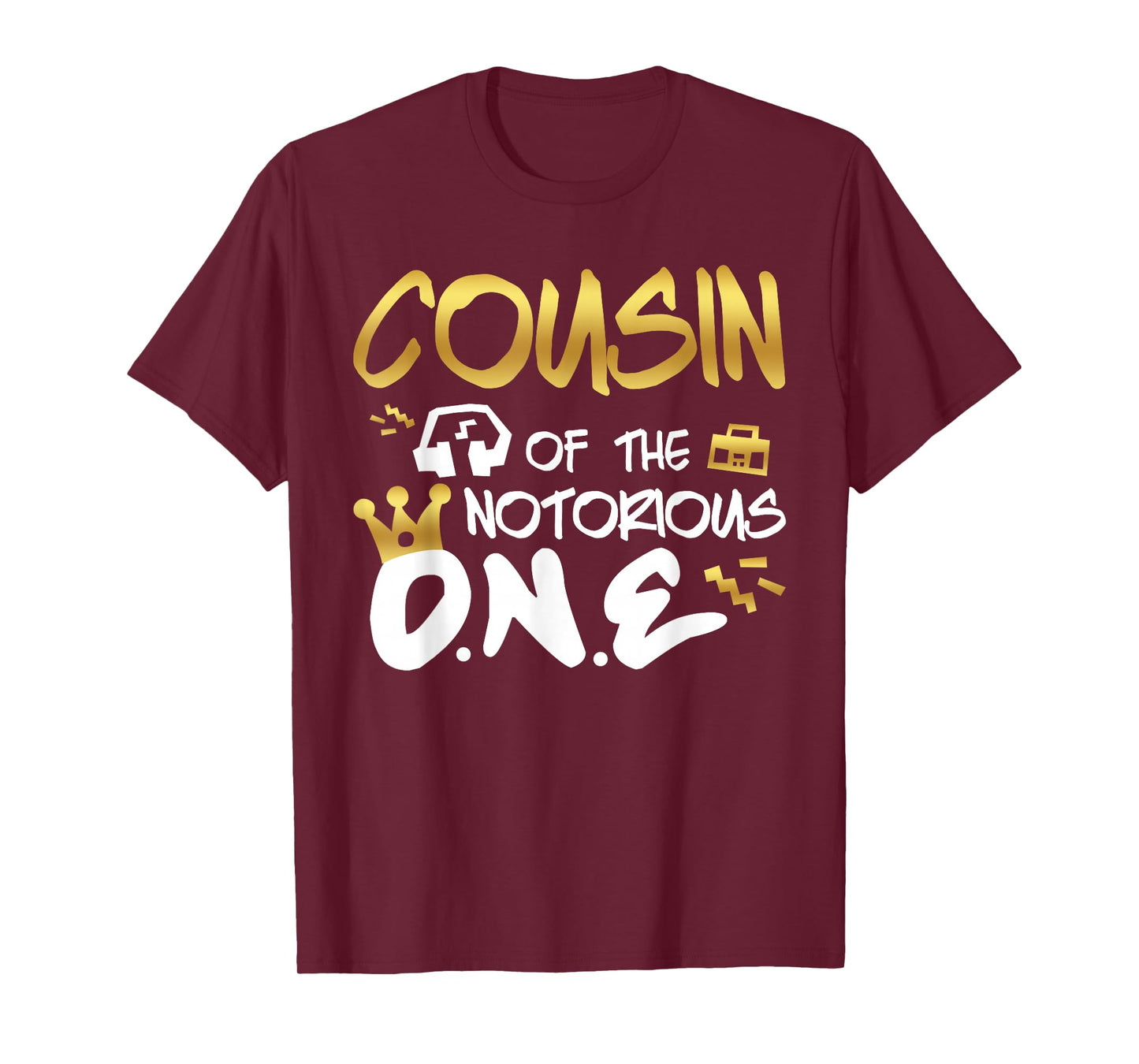 Cousin Of The Notorious One Old School 1st Hip Hop Birthday T-Shirt