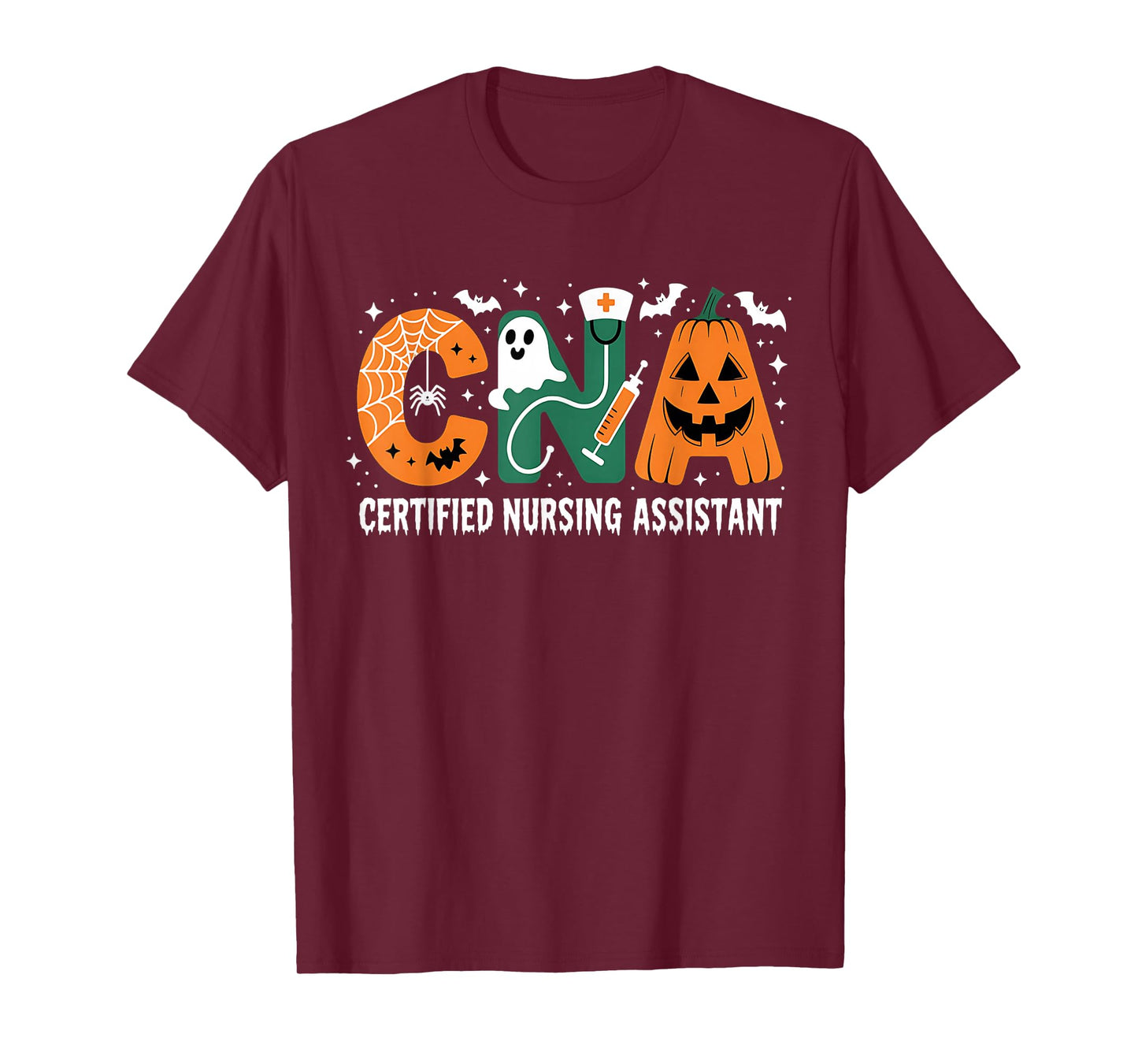 Halloween CNA Shirt Nurse Halloween Pumpkin Nurse Halloween T-Shirt