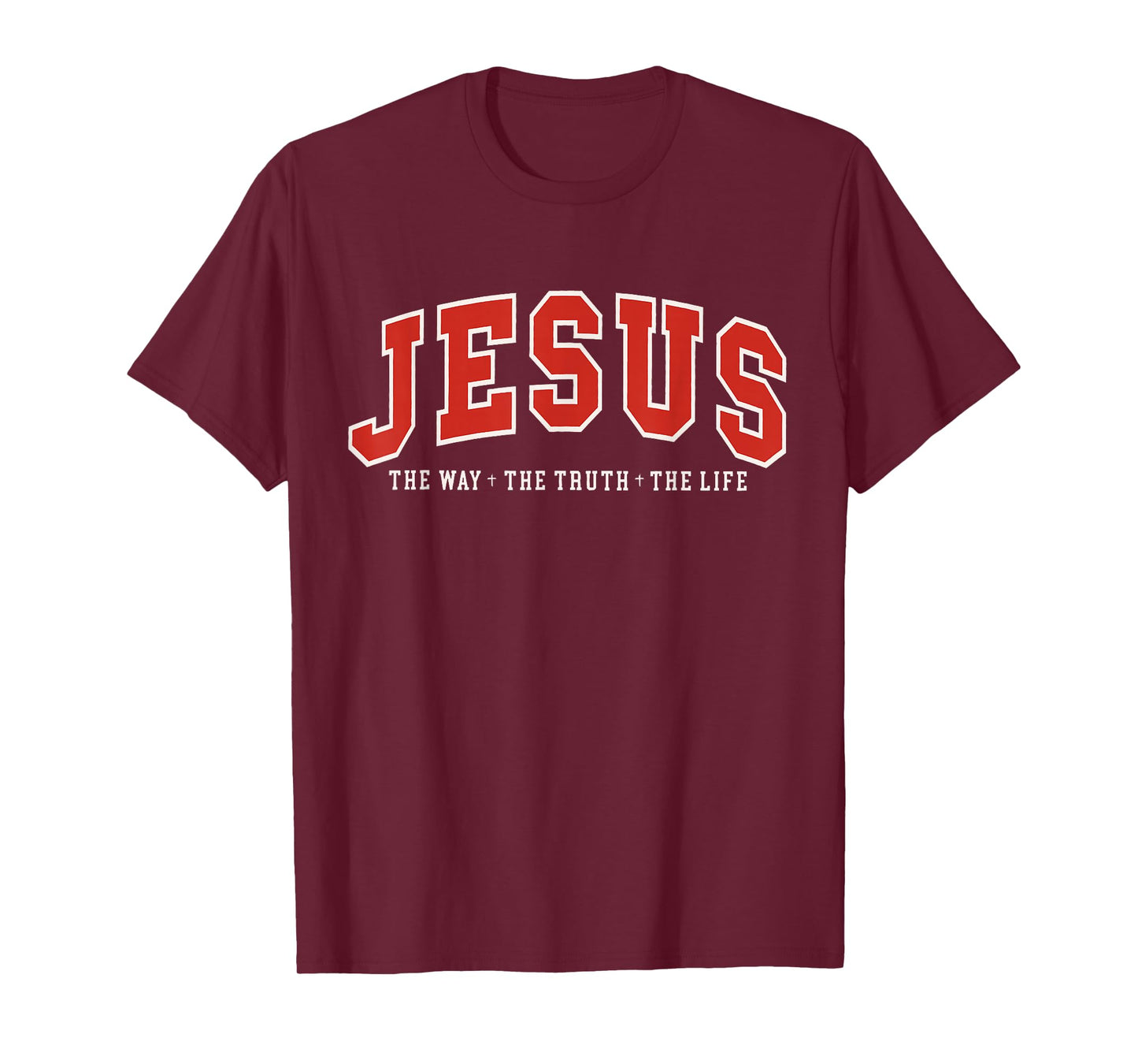 Retro Jesus The Way The Truth The Life Bible Verse T-Shirt