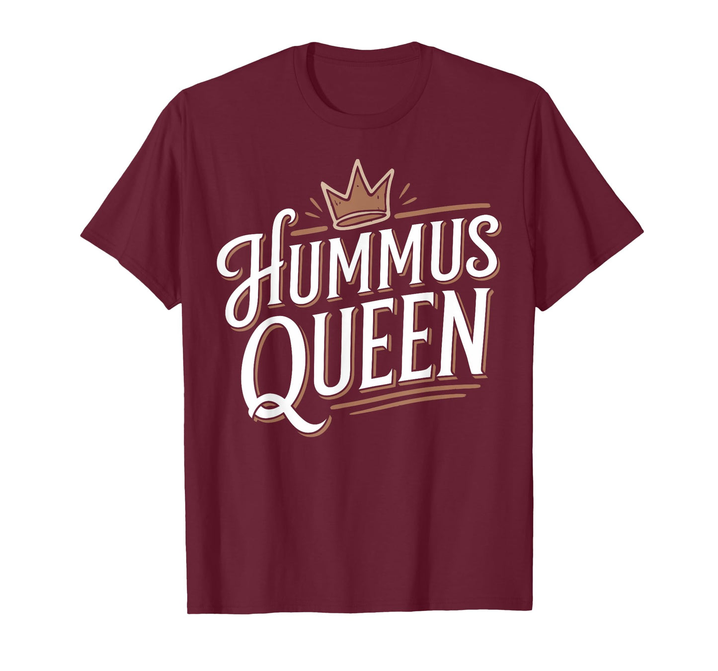 Hummus Queen Vegetarian Girl Vegan T-Shirt