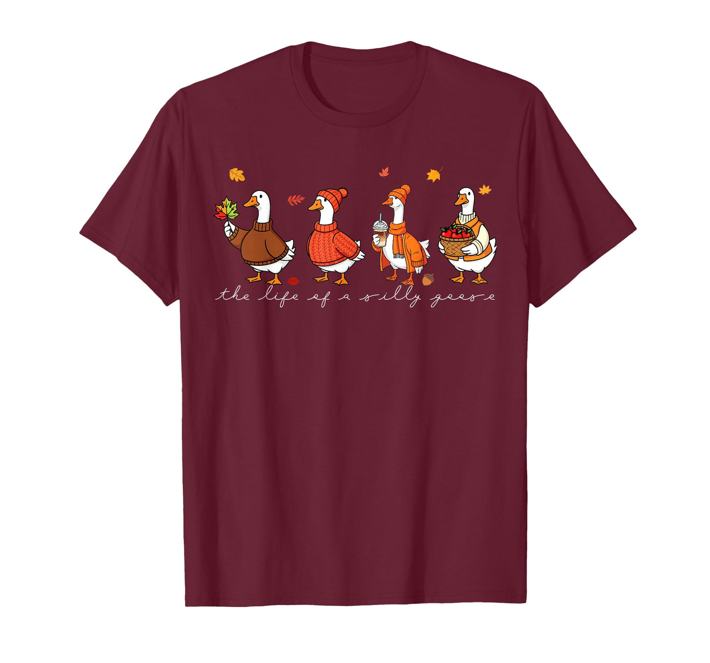 Funny Trendy Meme Show Girl Tee The Life of a Silly Goose T-Shirt