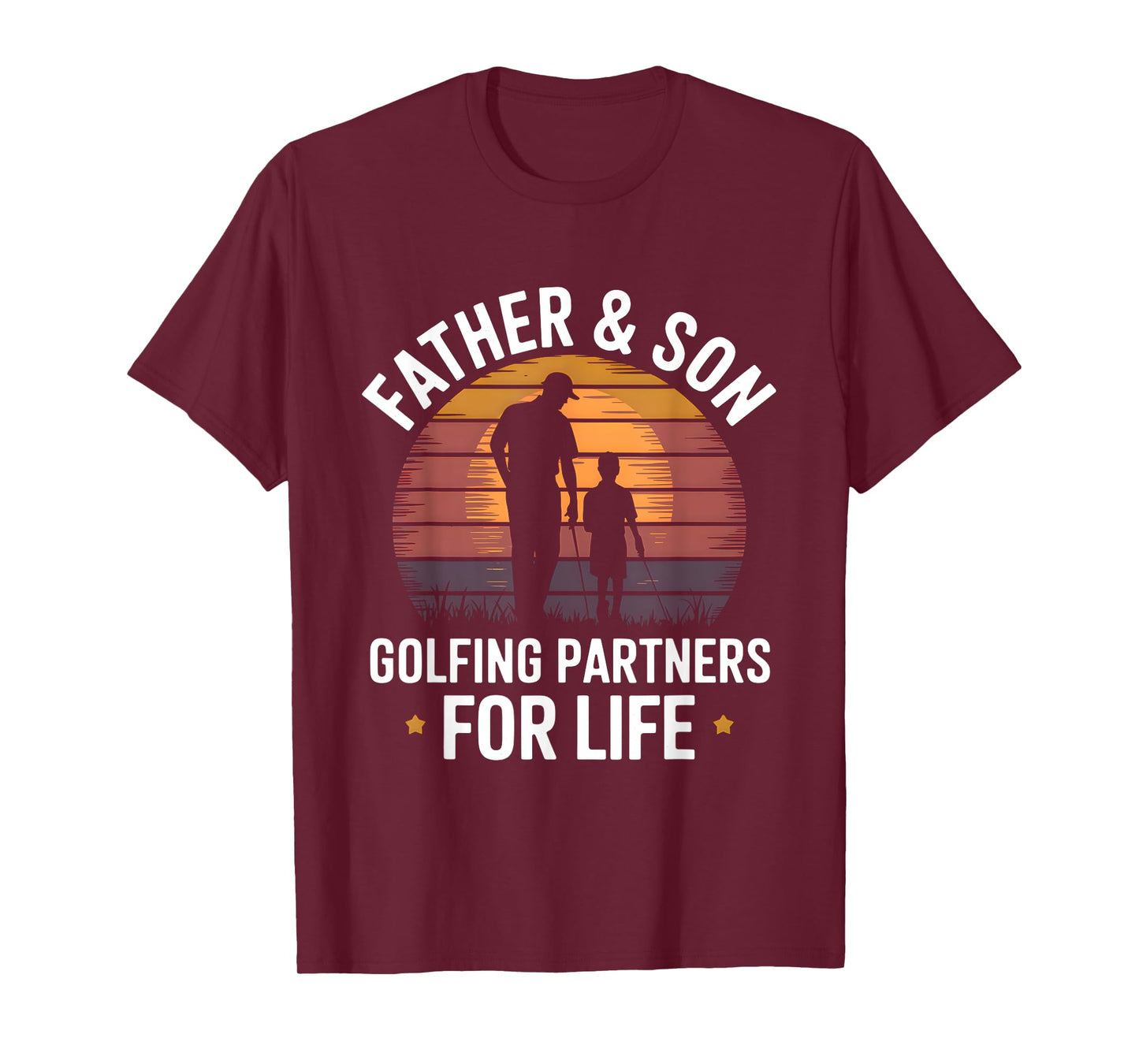 Father Son Golfing Partners Family Golf Matching Dad Golfer T-Shirt