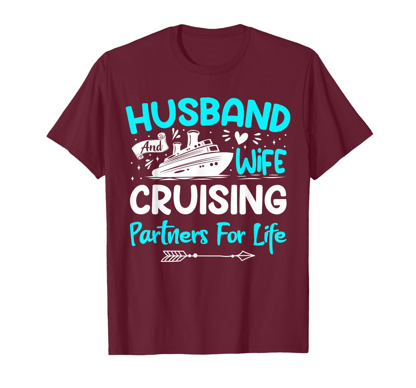 Husband And Wife Cruising Partners For Life T-Shirt