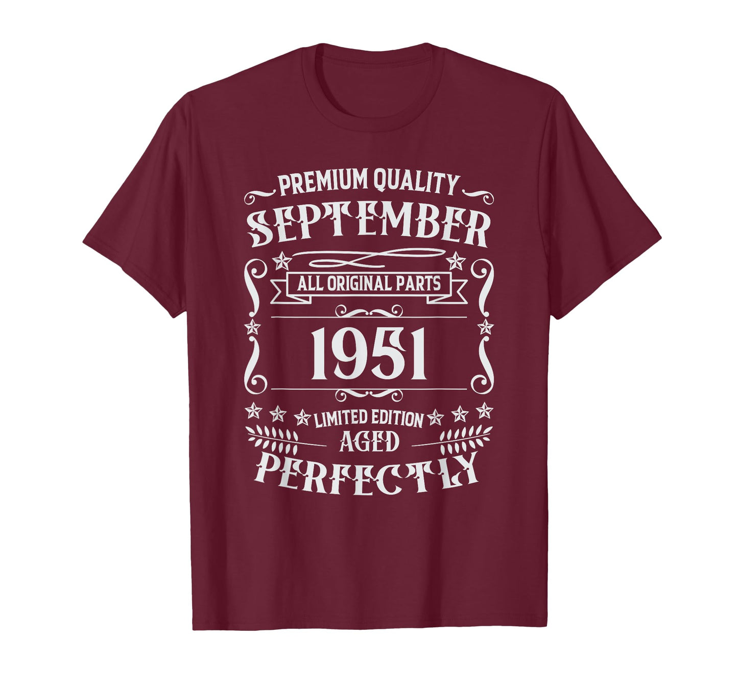 74th Birthday Legends Were Born In September 1951 T-Shirt