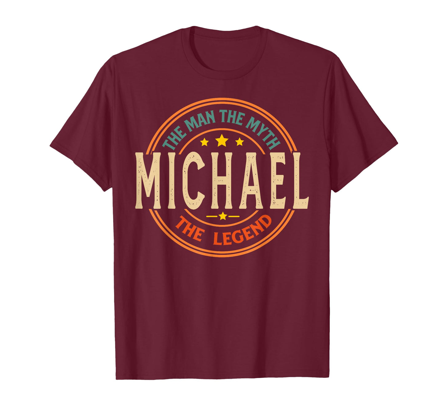 MICHAEL The Man The Myth The Legend Vintage Personalized T-Shirt
