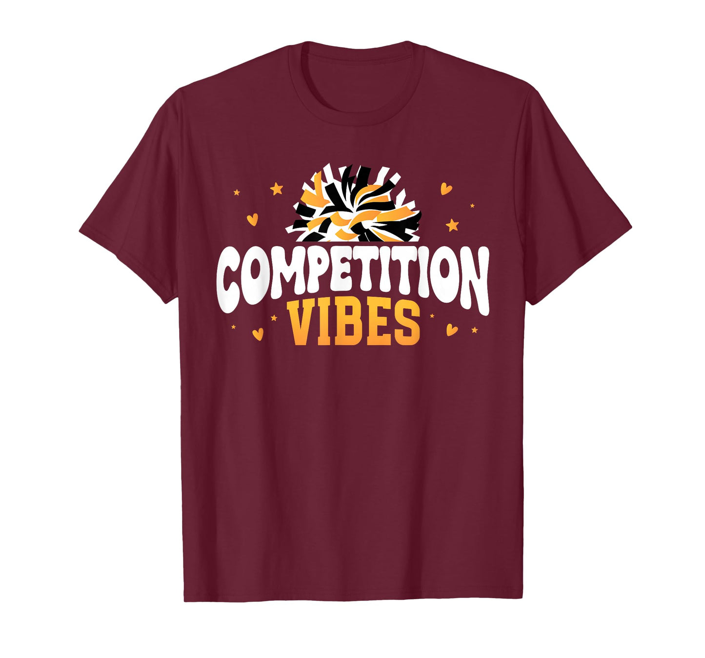 Competition Vibes Cheer Comp Day Cheerleader Competition Day T-Shirt
