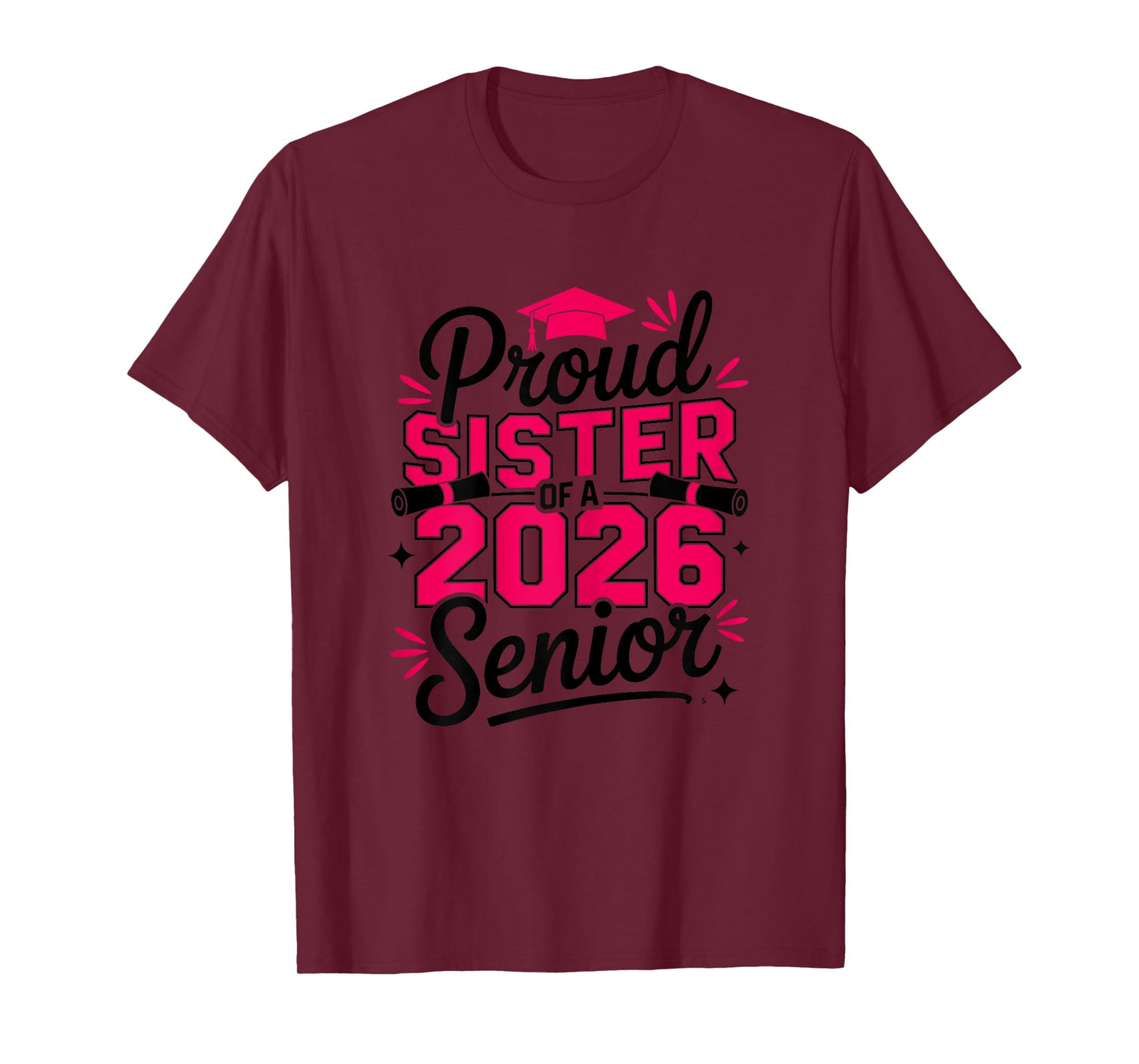 Senior 2026 Proud Sister Family Graduation Class of 2026 T-Shirt
