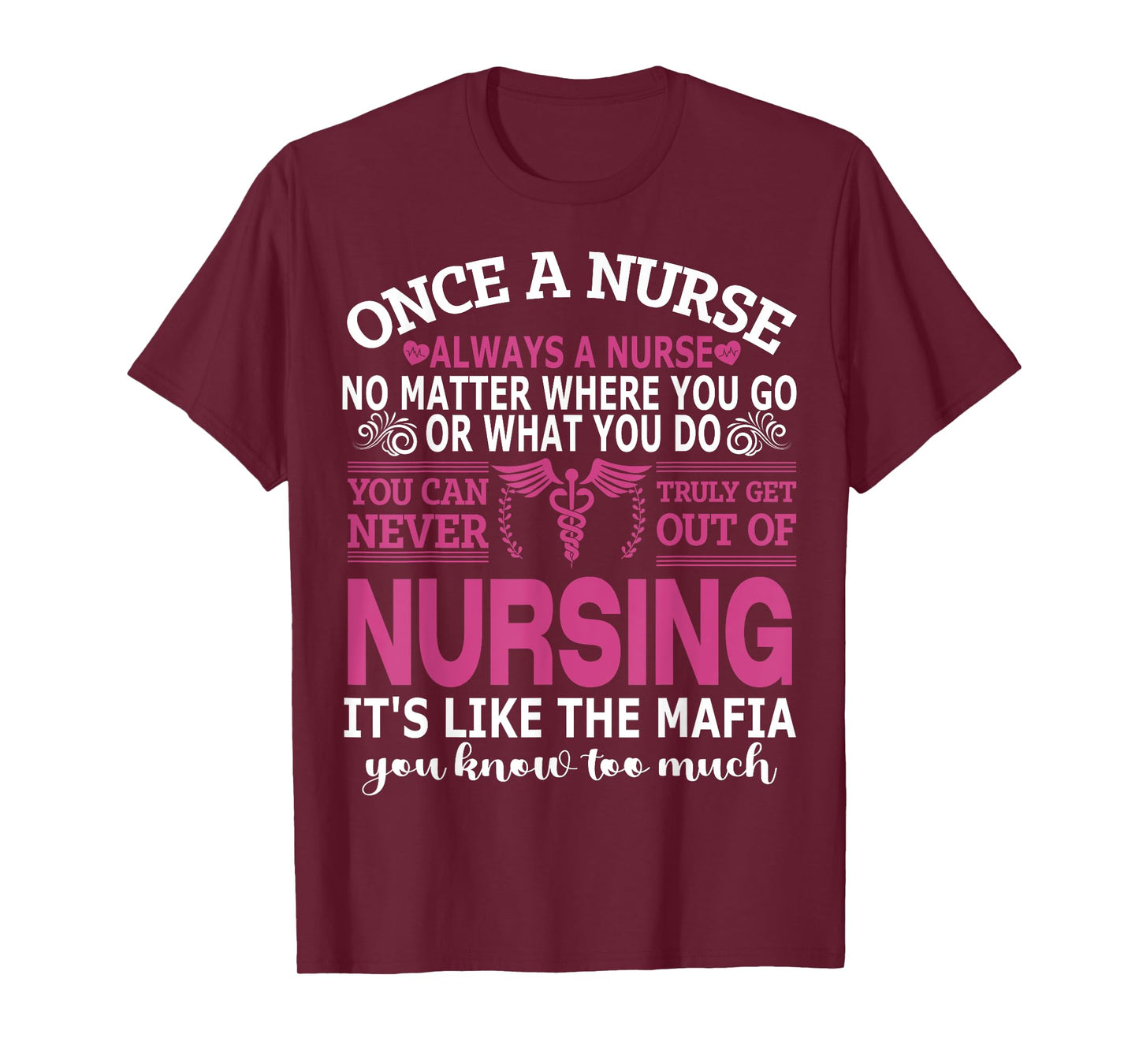 Once Nurse Always A Nurse Where You Go & What You Do - Nurse T-Shirt