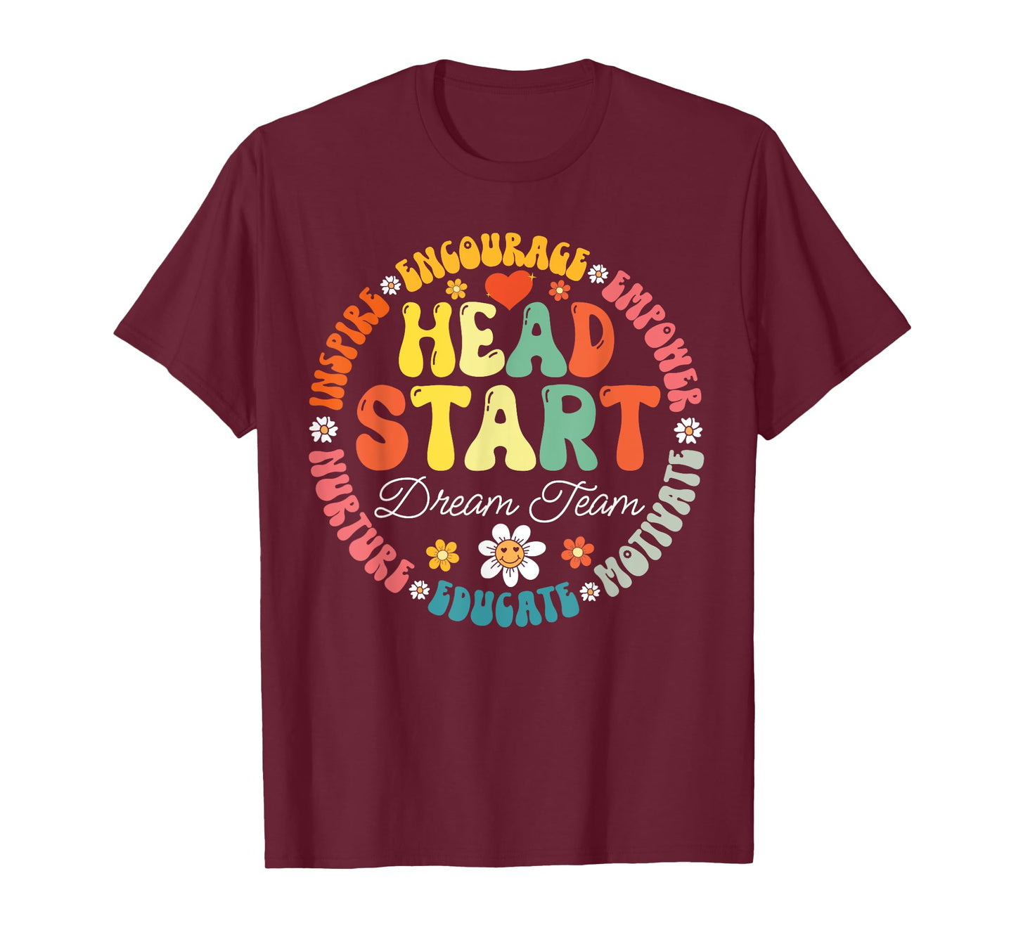 Head Start Dream Team Squad Teacher Headstart Back To School T-Shirt