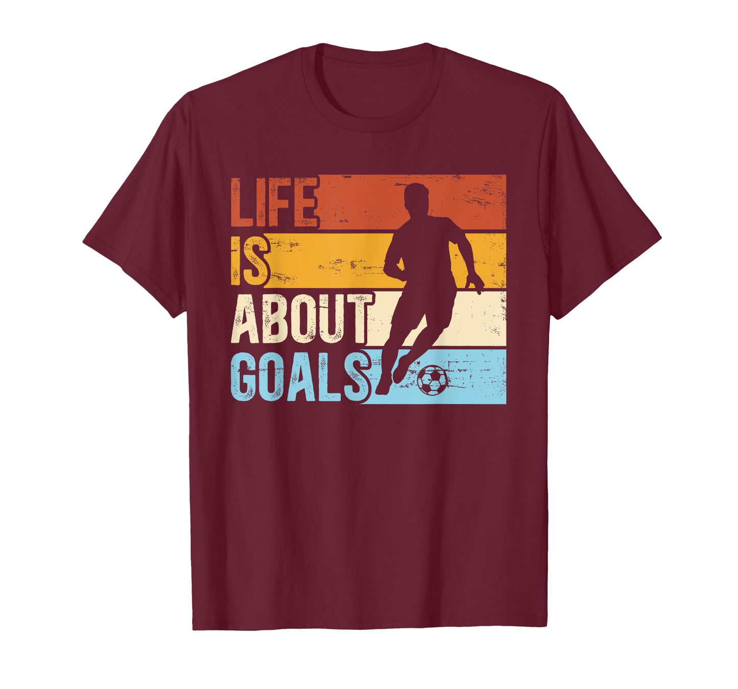 Soccer Funny Life Is About Goals Boys T-Shirt