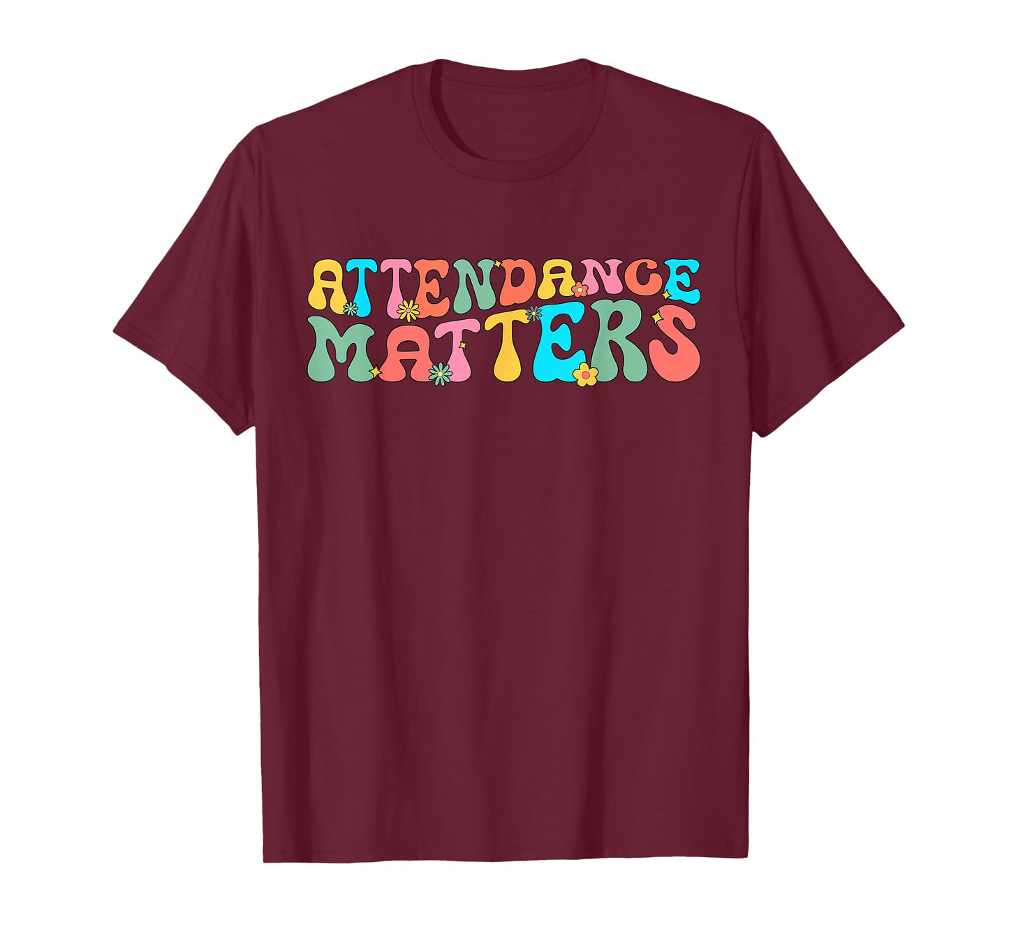 Retro Attendance Matters Attendance Clerk Back to School T-Shirt
