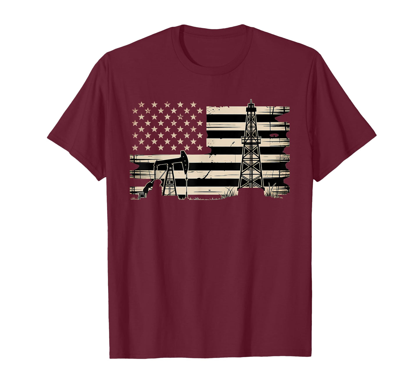 Oilfield Worker Oil Rig Drilling Oilman Oil Worker T-Shirt
