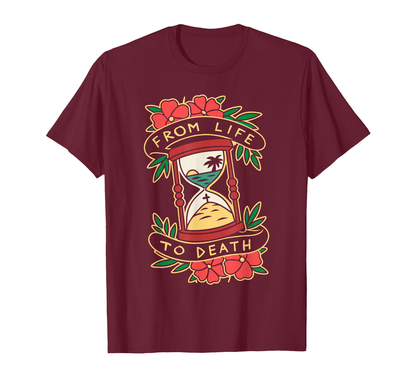 From Life to Death Symbolic Hourglass T-Shirt