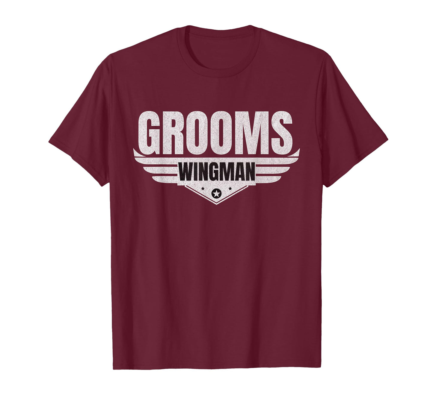 Grooms Wingman Funny Wedding Groomsmen Bachelor Design Gifts T-Shirt