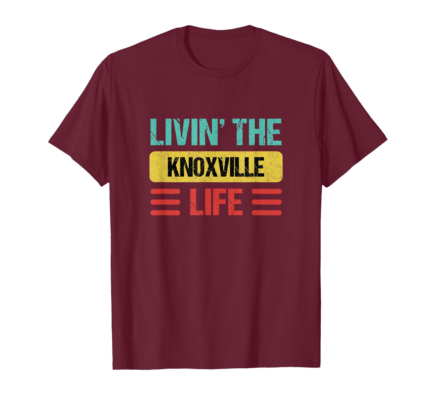 Knoxville Tennessee Shirts & Gifts Knoxville T-Shirt - Unisex-Adults, Unisex-Kids - Black - Small - Short Sleeve - Cotton, Cotton Blend - Modern Lightweight - Crew Neck - Straight - Imported