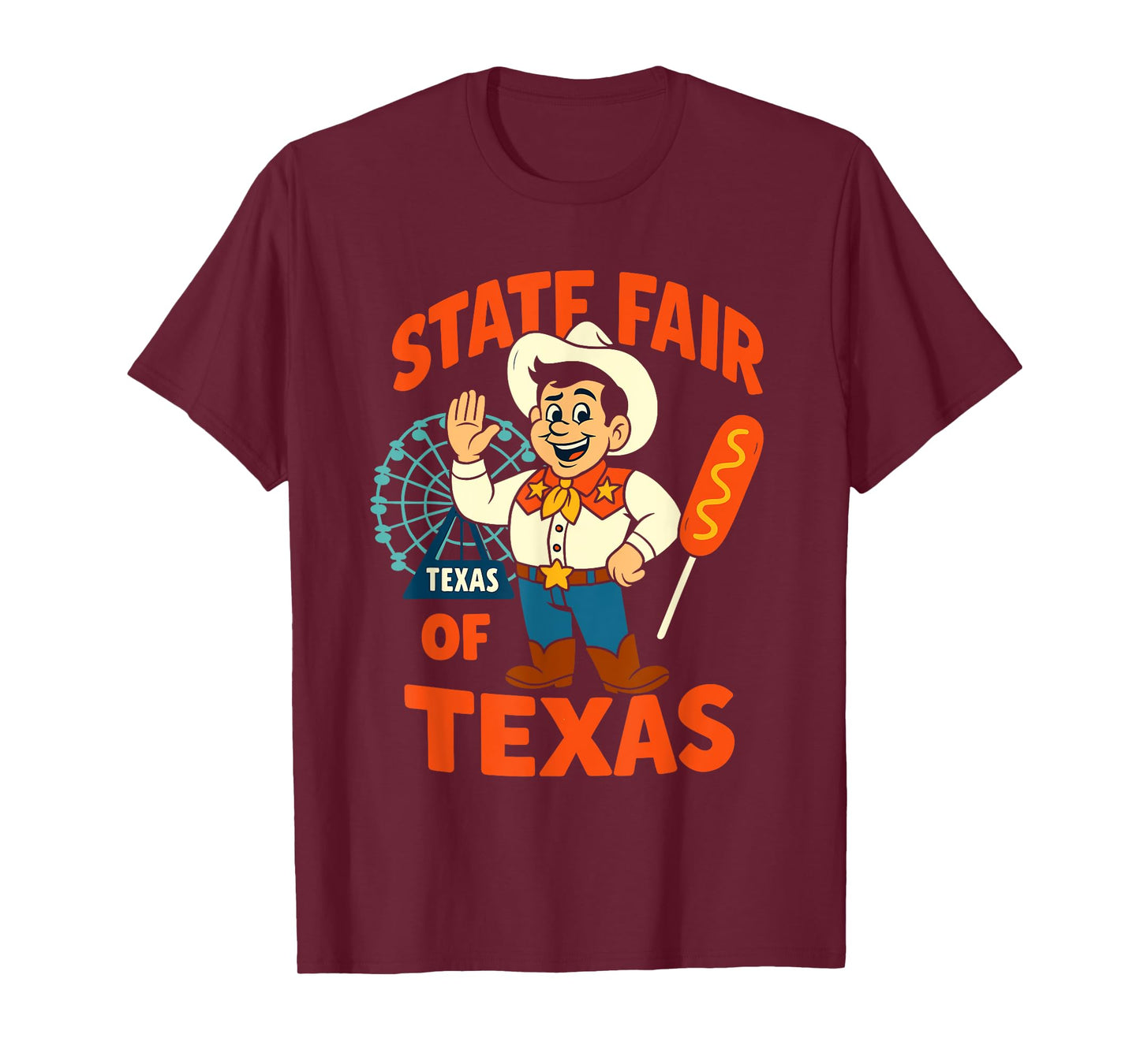 State Fair of Texas Corn Dog Funny Fair Day Men, Women, Kids T-Shirt