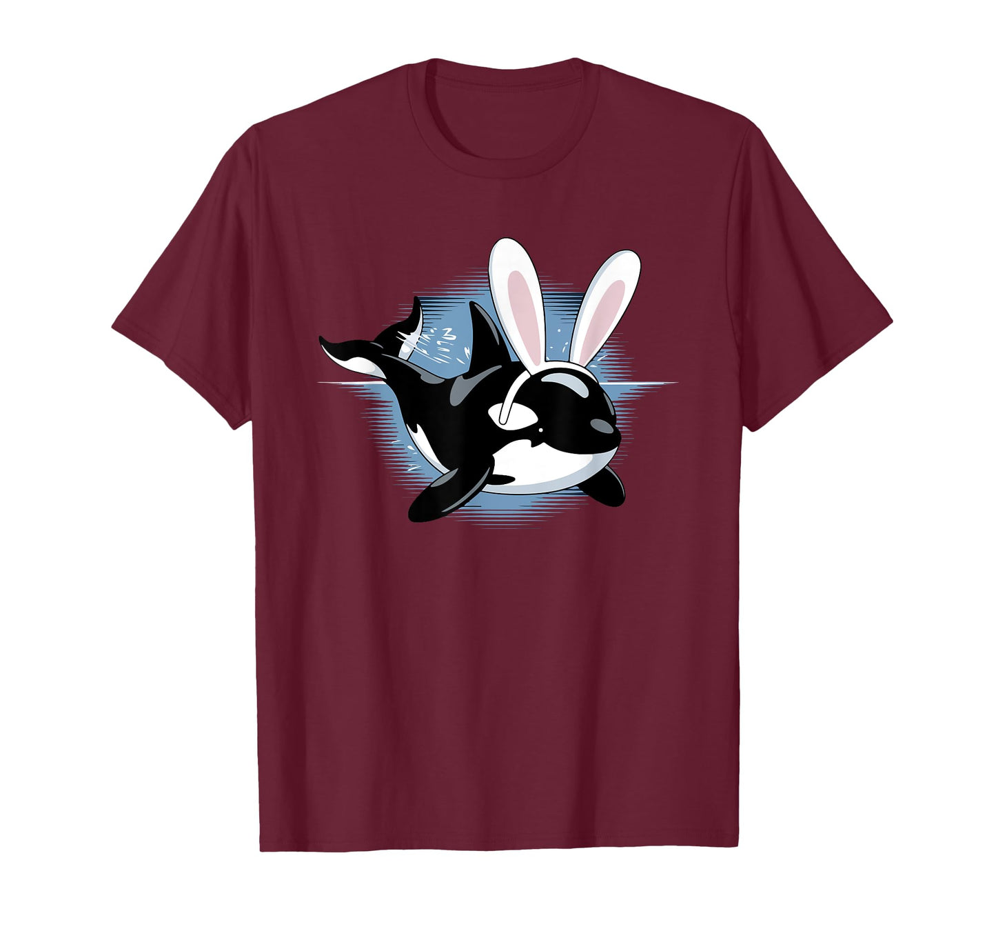 Orca with Ears Funny Easter Kids Boys Girls T-Shirt