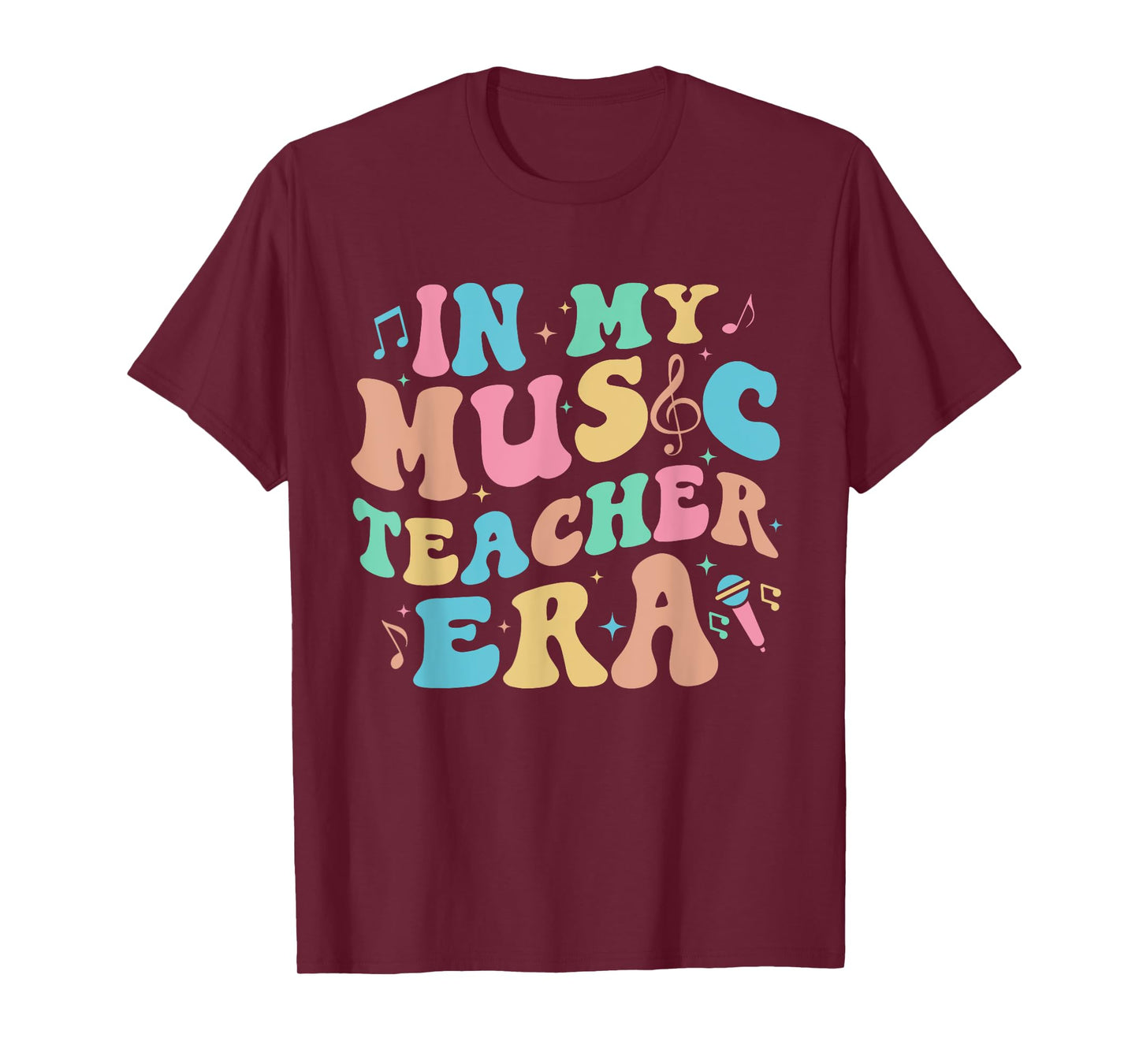 In My Music Teacher Era Back to School Squad Music Teacher Men Women T-Shirt