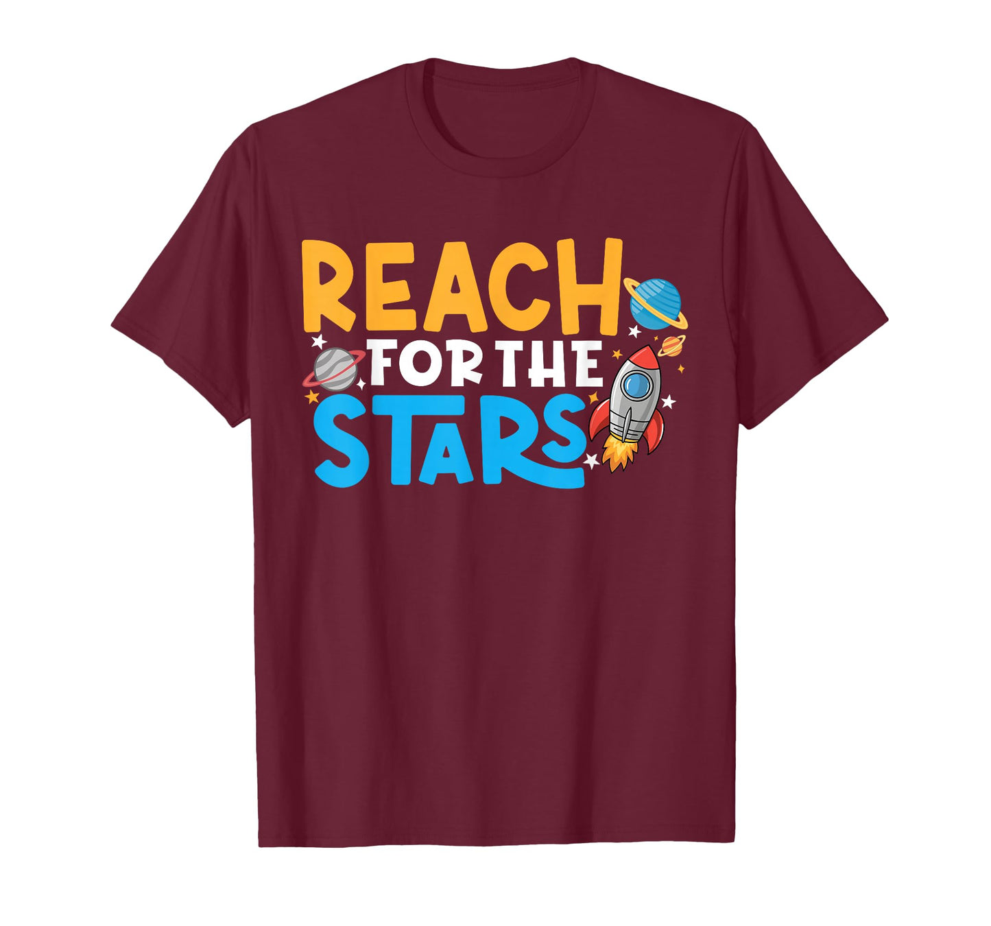 Growth Mindset Teacher Reach For The Stars T-Shirt