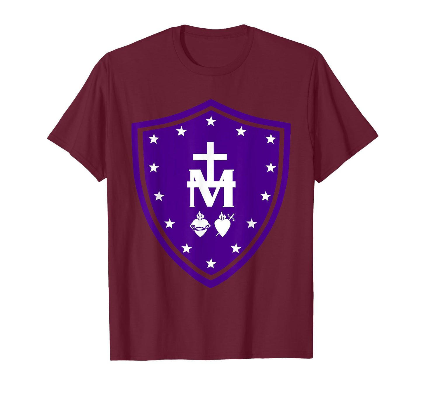 Immaculate Heart Of Mary Devotion Faithful Symbol T-Shirt