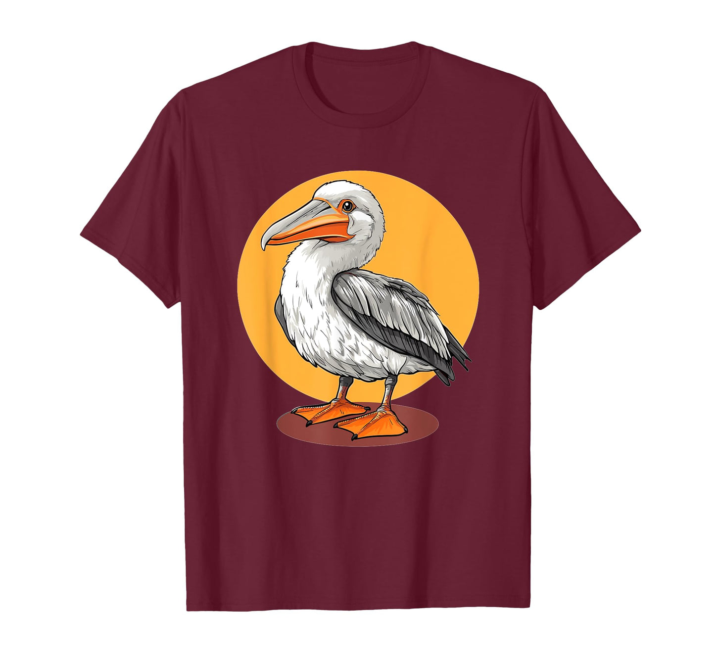 Pelican Illustration Wildlife Coastal Bird T-Shirt