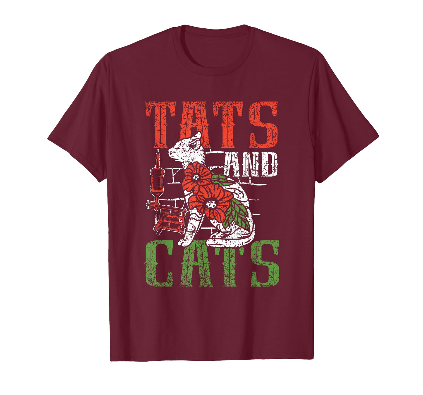 Tats And Cats Tattoo Studio Tattoo Tattoo Artist T-Shirt