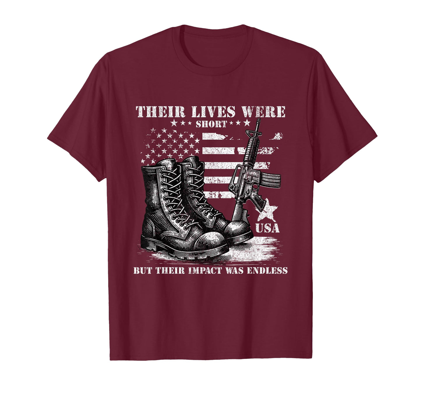 Their Lives Were Short, But Their Impact Was... Memorial Day T-Shirt