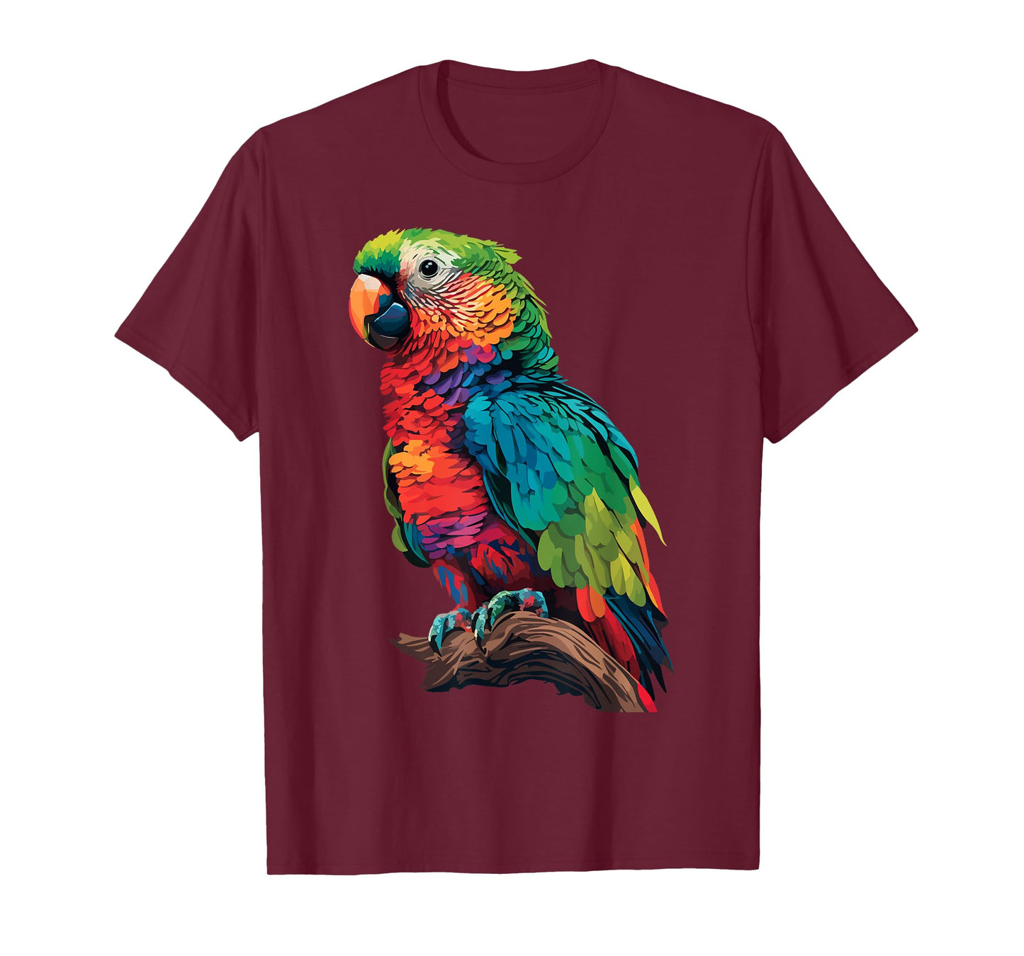 Colorful Parrot Watercolor T-Shirt