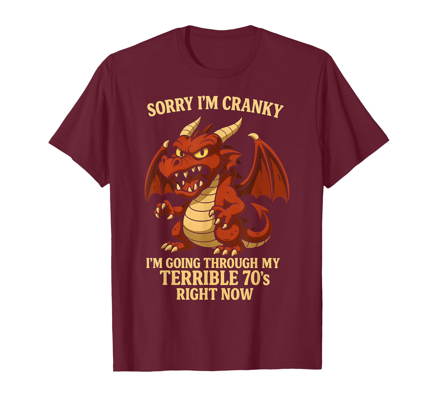 Sorry I'm Cranky I'm Going Through My Terrible 70's Now T-Shirt